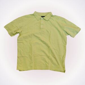 Lanesboro Lime Green Short Sleeve Polo Shirt | Sz L